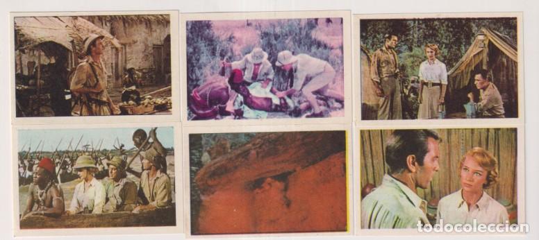 Coleccionismo &Aacute;lbum: Retorno a las Minas del Rey Salom&oacute;n. Ru&iacute;z Romero 1964. Lote de 6 cromos nuevos y sin pegar: 6, 45, 1