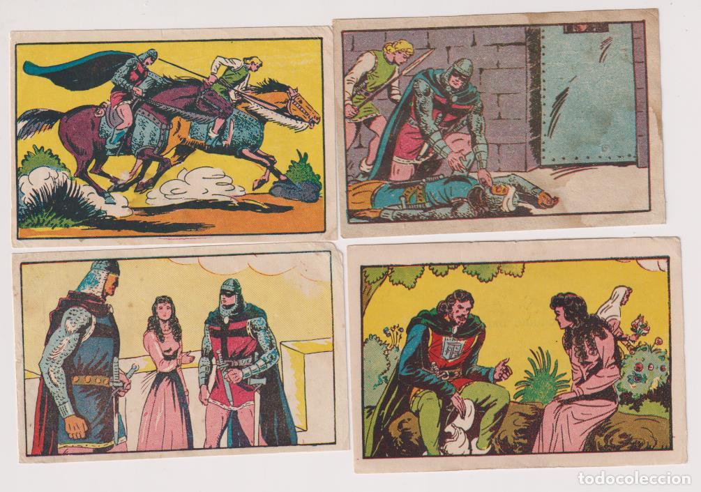 Coleccionismo &Aacute;lbum: El Guerrero del Antifaz. Serie 4&ordf;. Lote de 4 cromos: 10, 13, 19 y 28