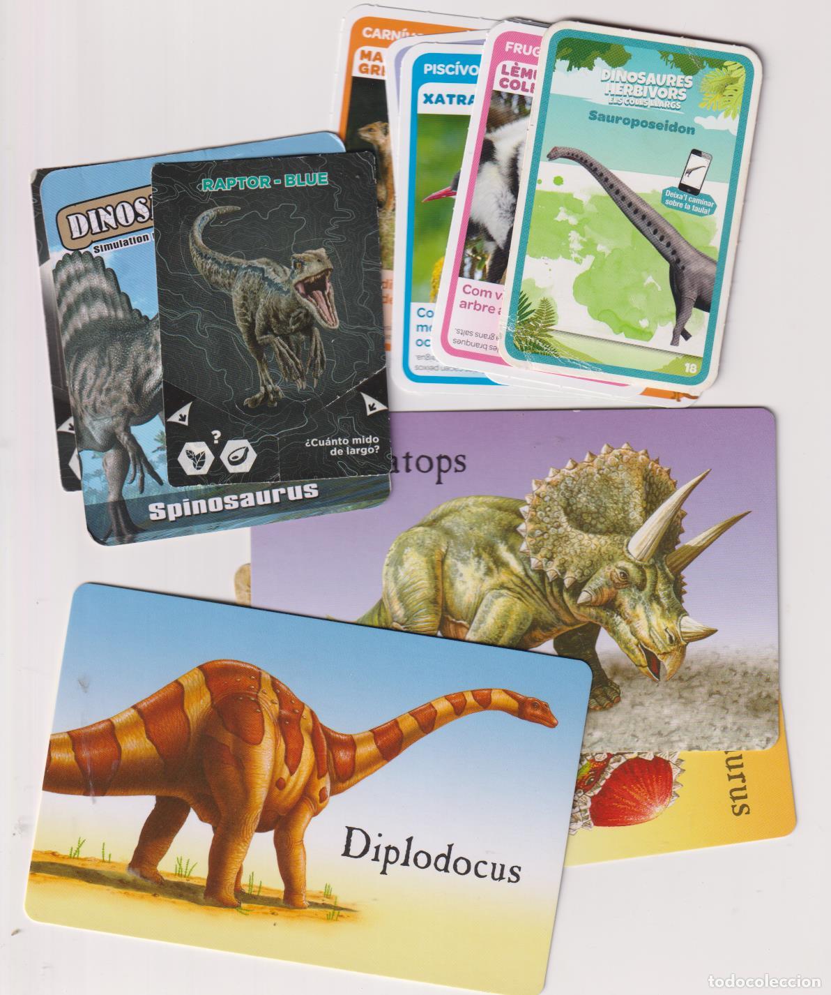 Coleccionismo &aacute;lbum: Lote de 13 Cromos, Dinosaurios - Foto 1