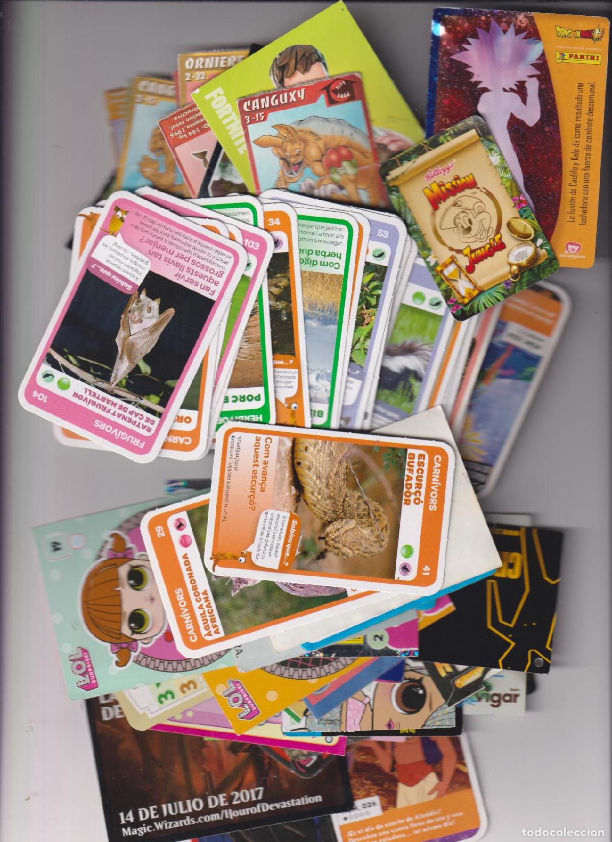 Coleccionismo &Aacute;lbum: LOte de 75 Cromos: Bollycao, Danone, Dixan, Frigo