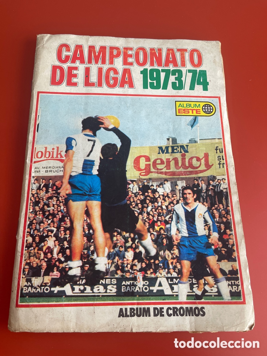 Colecionismo Caderneta: &Aacute;LBUM F&Uacute;TBOL CAMPEONATO DE LIGA 1973/74 ESTE COMPLETO