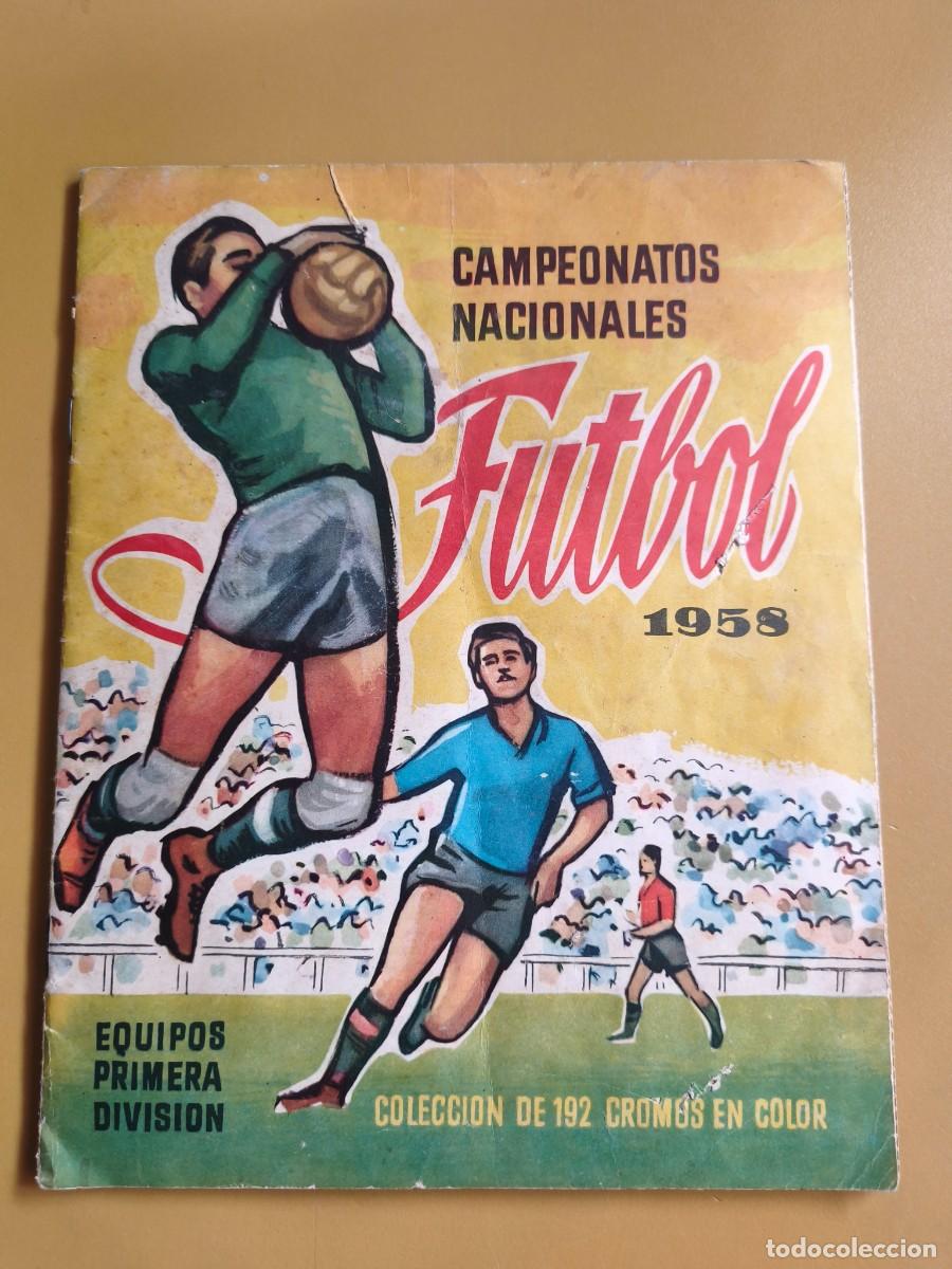 Coleccionismo &Aacute;lbum: campeonatos nacionales futbol 1958. liga