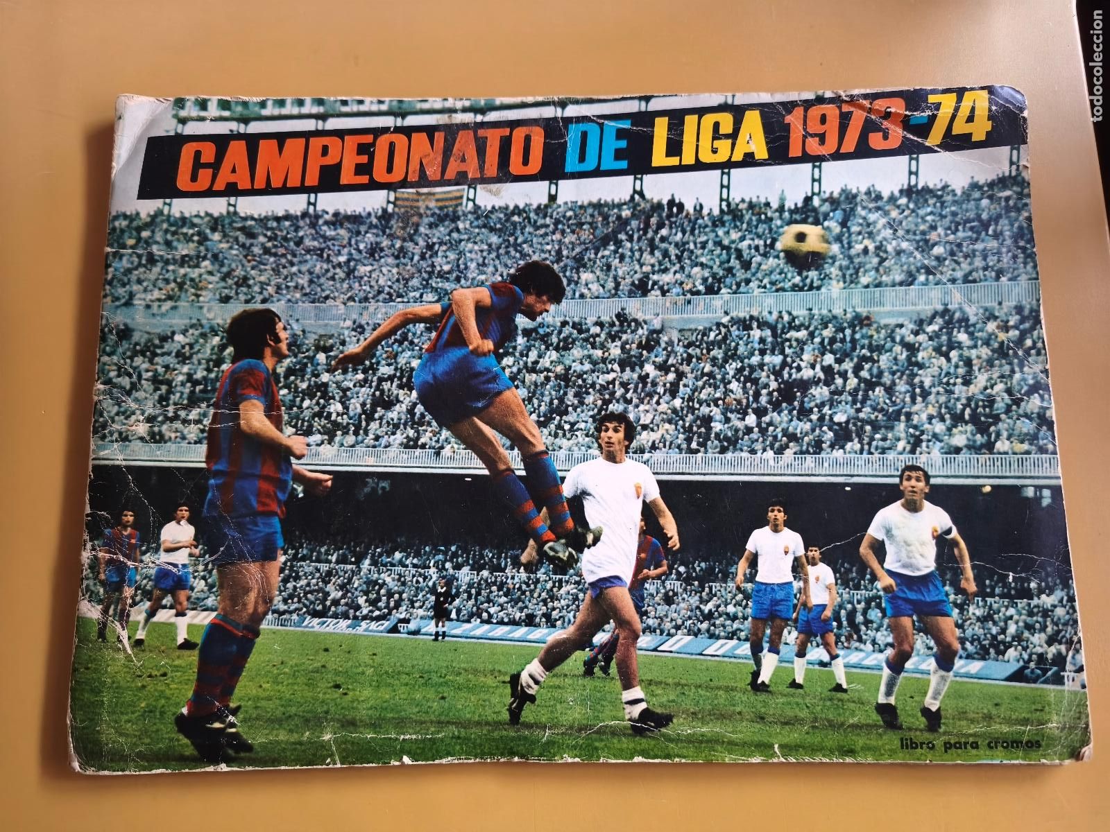 Collectionnisme Album: campeonato liga 1973 74. poster central completo