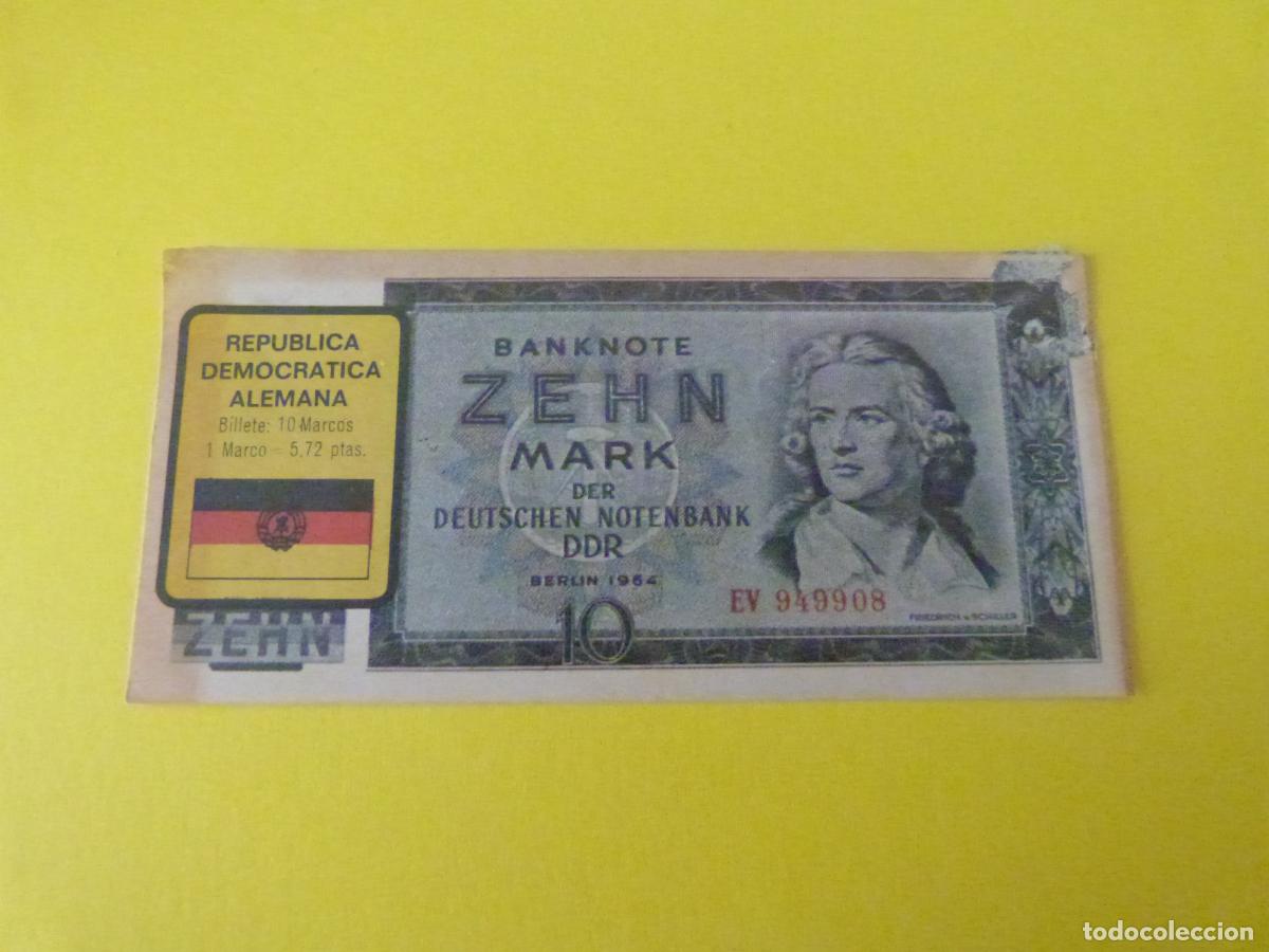 Coleccionismo &Aacute;lbum: CROMO REPUBLICA DEMOCRATICA ALEMANA DESPEGADO N&ordm; 7 A&Ntilde;O 1974 ALBUM BILLETES DEL MUNDO ESTE