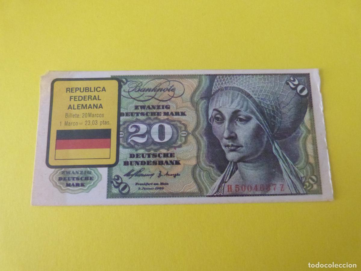 Coleccionismo &Aacute;lbum: CROMO REPUBLICA FEDERAL ALEMANA DESPEGADO N&ordm; 11 A&Ntilde;O 1974 ALBUM BILLETES DEL MUNDO ESTE