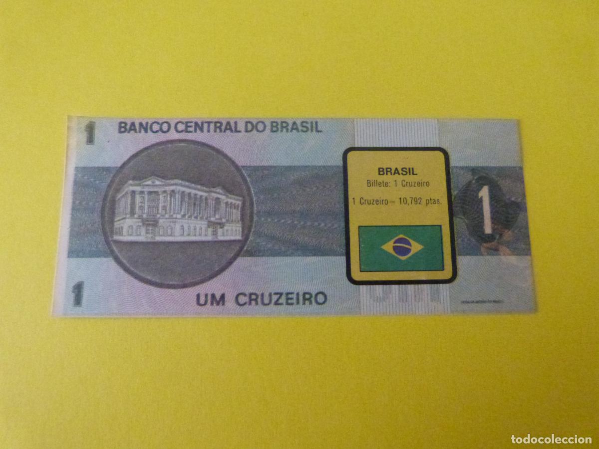Coleccionismo &Aacute;lbum: CROMO BRASIL DESPEGADO N&ordm; 33 A&Ntilde;O 1974 ALBUM BILLETES DEL MUNDO ESTE