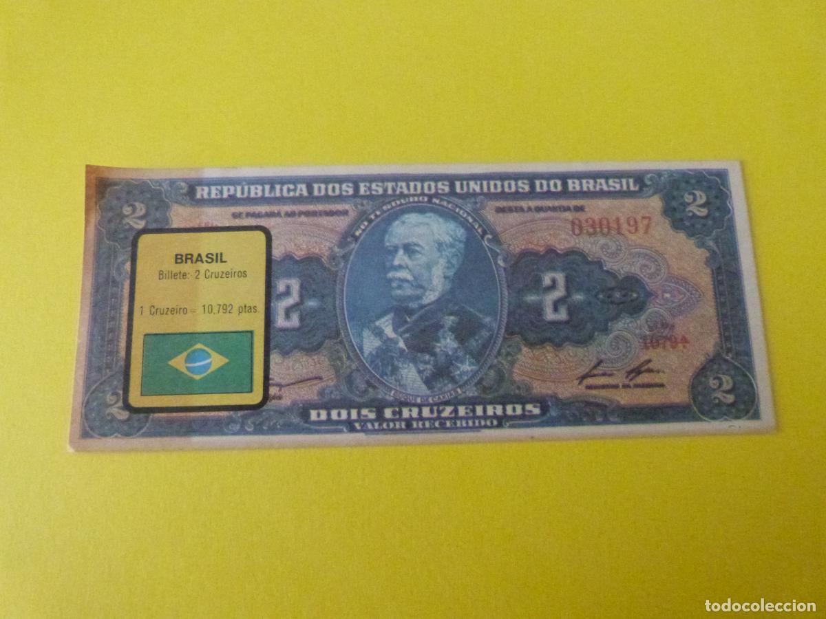 Coleccionismo &Aacute;lbum: CROMO BRASIL DESPEGADO N&ordm; 34 A&Ntilde;O 1974 ALBUM BILLETES DEL MUNDO ESTE