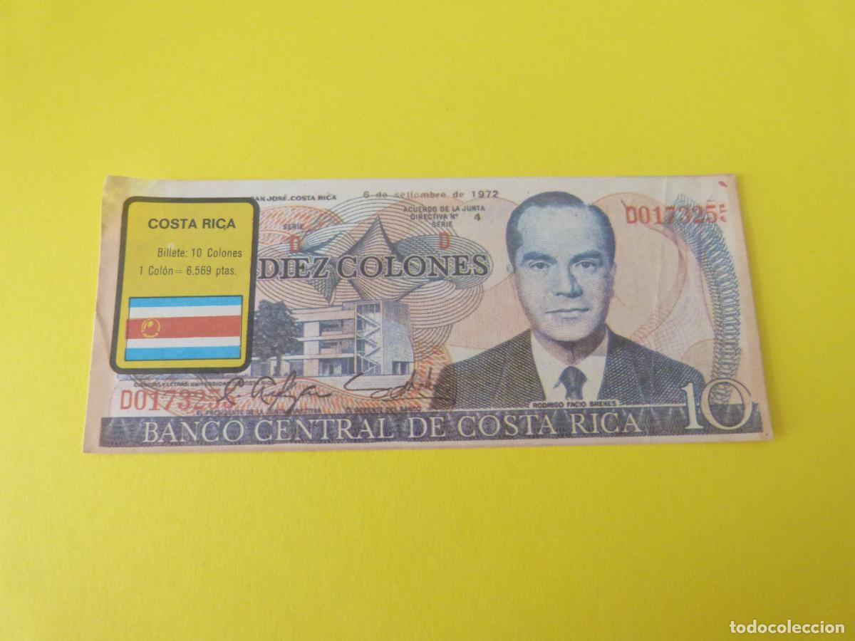 Coleccionismo &Aacute;lbum: CROMO COSTA RICA DESPEGADO N&ordm; 55 A&Ntilde;O 1974 ALBUM BILLETES DEL MUNDO ESTE