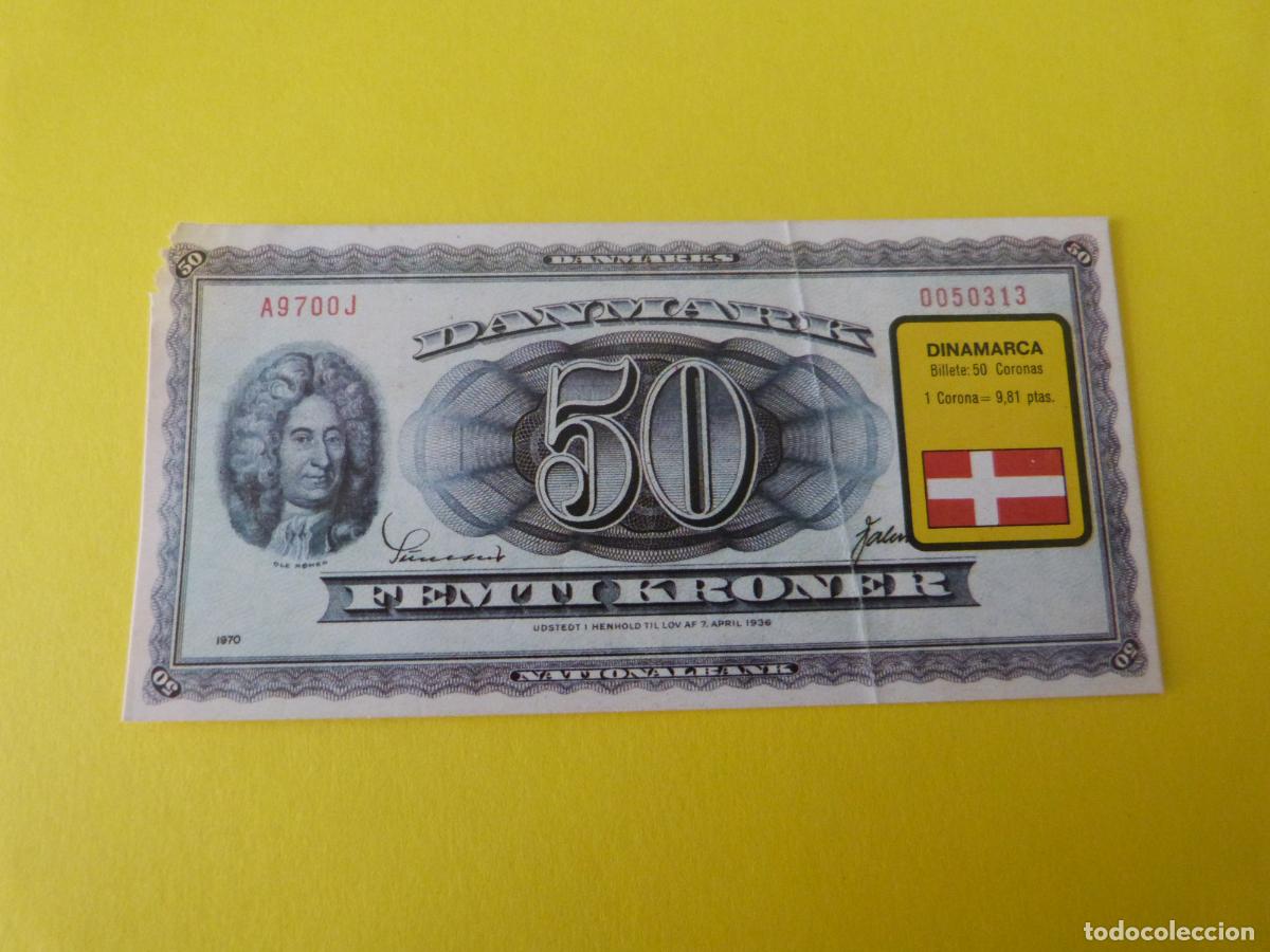Coleccionismo &Aacute;lbum: CROMO DINAMARCA DESPEGADO N&ordm; 68 A&Ntilde;O 1974 ALBUM BILLETES DEL MUNDO ESTE