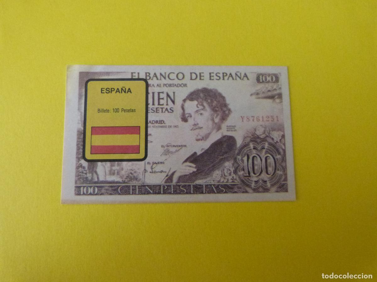 Coleccionismo &Aacute;lbum: CROMO ESPA&Ntilde;A DESPEGADO N&ordm; 70 A&Ntilde;O 1974 ALBUM BILLETES DEL MUNDO ESTE