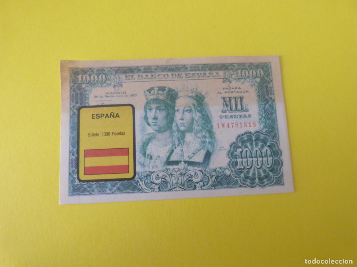 Coleccionismo &Aacute;lbum: CROMO ESPA&Ntilde;A DESPEGADO N&ordm; 73 A&Ntilde;O 1974 ALBUM BILLETES DEL MUNDO ESTE