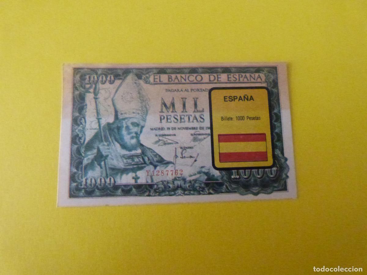 Coleccionismo &Aacute;lbum: CROMO ESPA&Ntilde;A DESPEGADO N&ordm; 74 A&Ntilde;O 1974 ALBUM BILLETES DEL MUNDO ESTE
