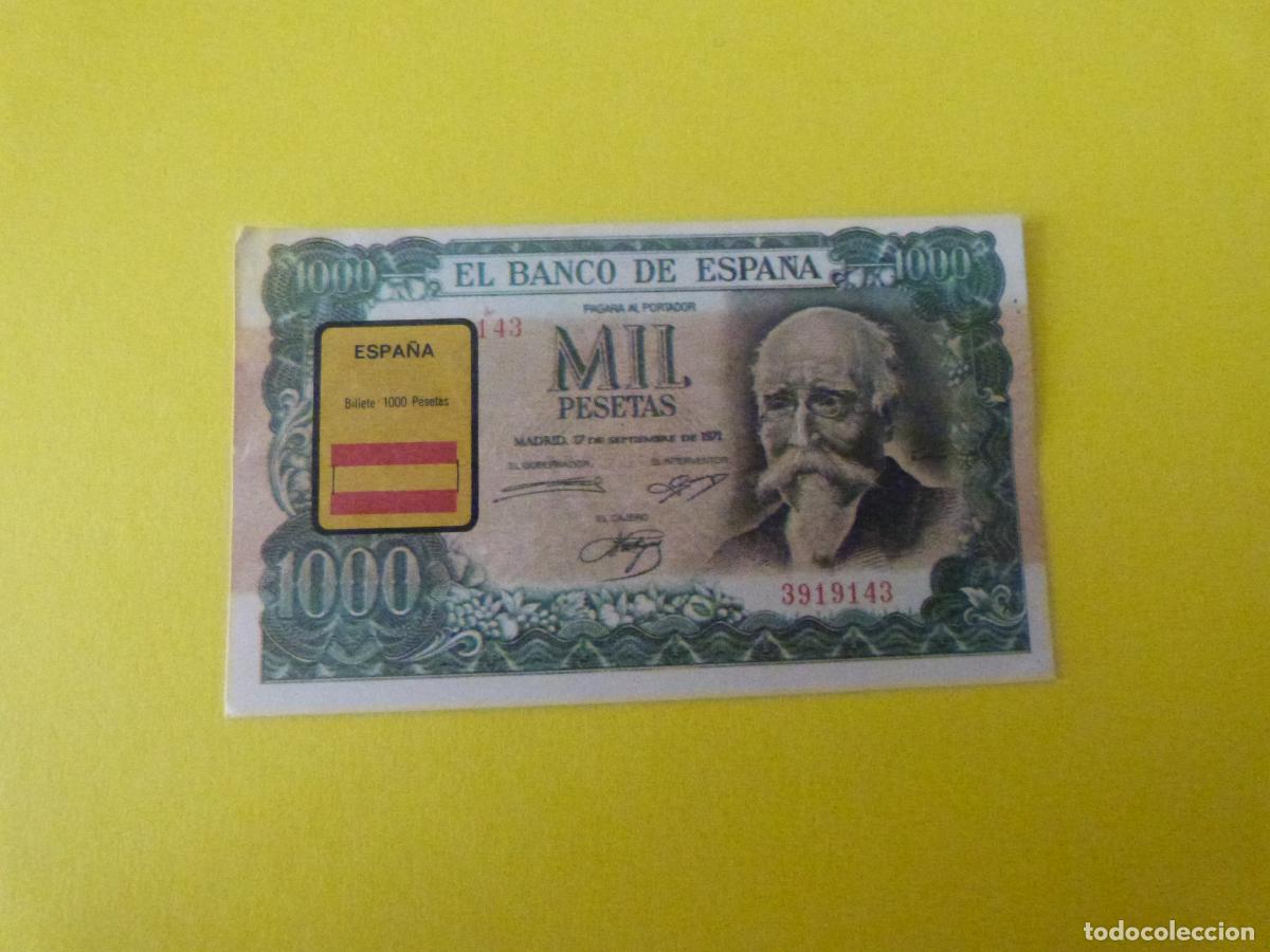 Coleccionismo &Aacute;lbum: CROMO ESPA&Ntilde;A DESPEGADO N&ordm; 74 A&Ntilde;O 1974 ALBUM BILLETES DEL MUNDO ESTE