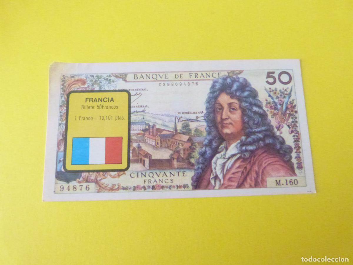 Coleccionismo &Aacute;lbum: CROMO FRANCIA DESPEGADO N&ordm; 87 A&Ntilde;O 1974 ALBUM BILLETES DEL MUNDO ESTE