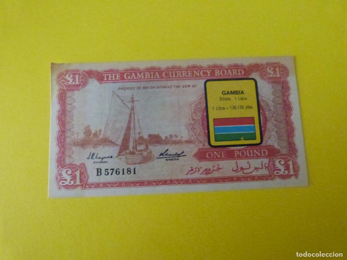 Coleccionismo &Aacute;lbum: CROMO GAMBIA DESPEGADO N&ordm; 88 A&Ntilde;O 1974 ALBUM BILLETES DEL MUNDO ESTE