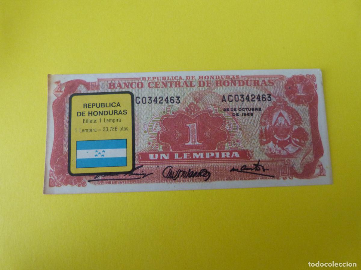 Coleccionismo &Aacute;lbum: CROMO HONDURAS DESPEGADO N&ordm; 101 A&Ntilde;O 1974 ALBUM BILLETES DEL MUNDO ESTE
