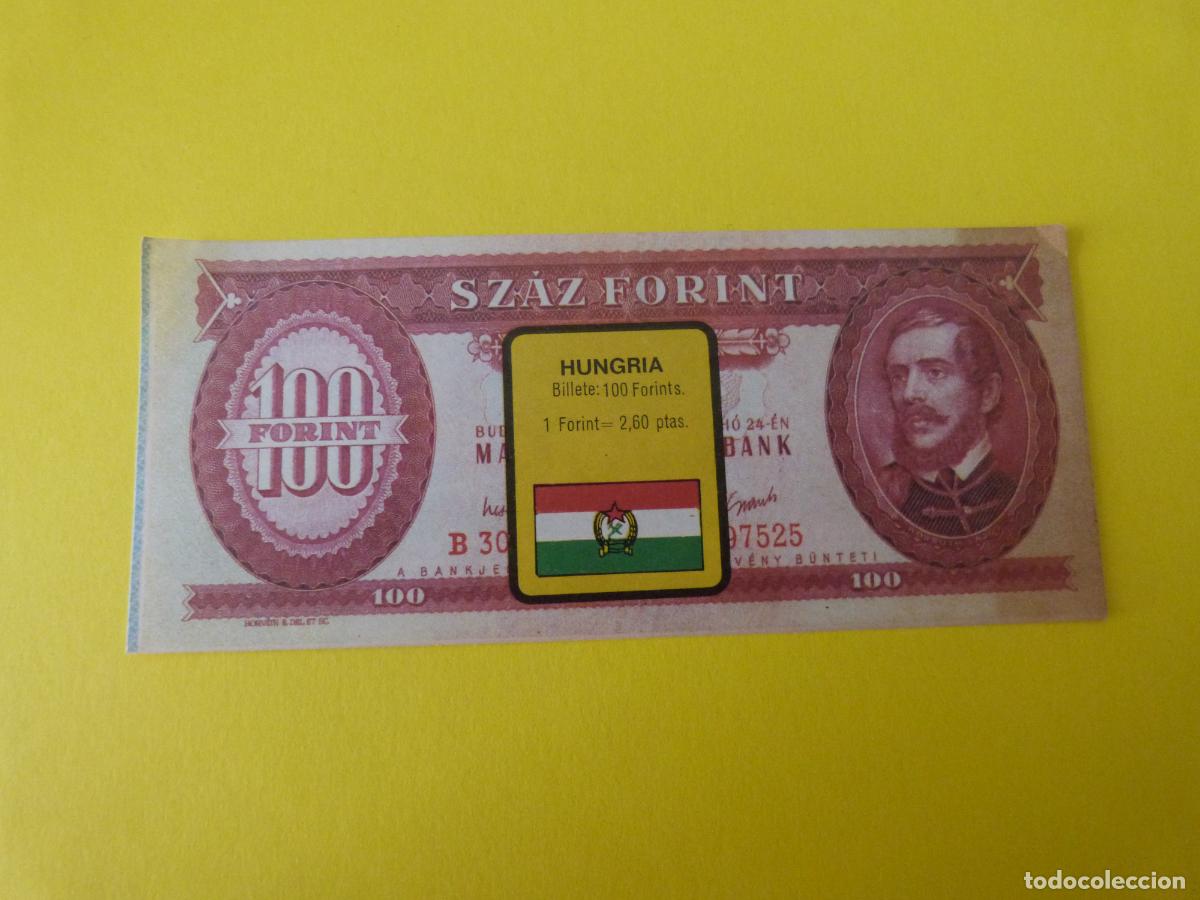 Sammeln Sammelalbum: CROMO HUNGRIA DESPEGADO N&ordm; 107 A&Ntilde;O 1974 ALBUM BILLETES DEL MUNDO ESTE