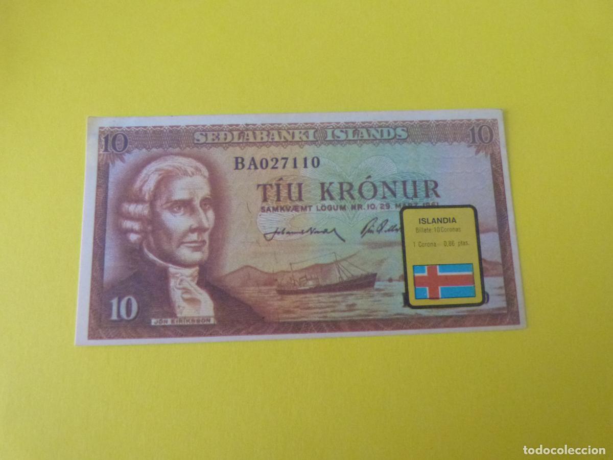 Coleccionismo &Aacute;lbum: CROMO ISLANDIA DESPEGADO N&ordm; 123 A&Ntilde;O 1974 ALBUM BILLETES DEL MUNDO ESTE