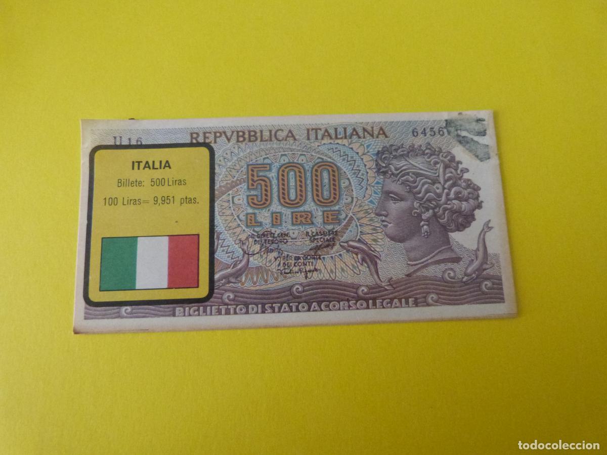 Coleccionismo &Aacute;lbum: CROMO ITALIA DESPEGADO N&ordm; 128 A&Ntilde;O 1974 ALBUM BILLETES DEL MUNDO ESTE