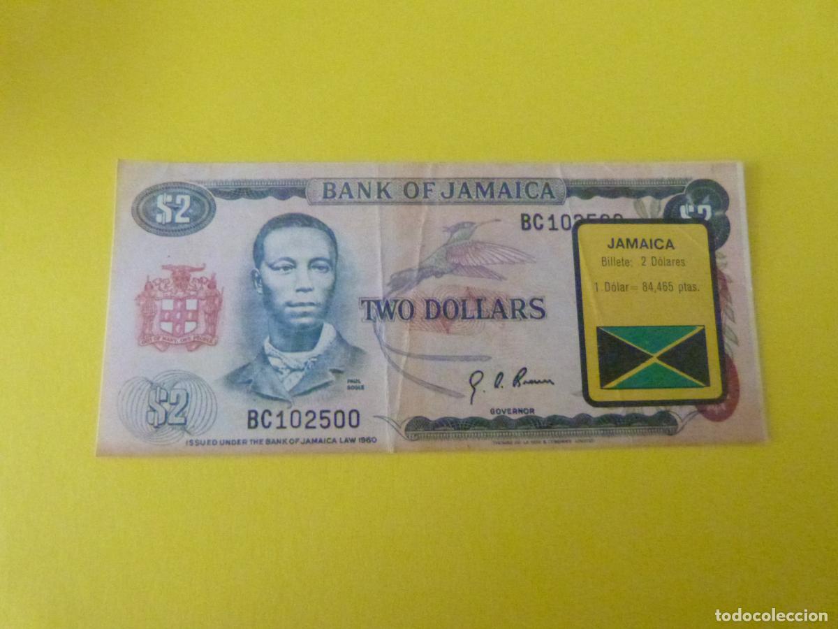 Coleccionismo &Aacute;lbum: CROMO JAMAICA DESPEGADO N&ordm; 132 A&Ntilde;O 1974 ALBUM BILLETES DEL MUNDO ESTE