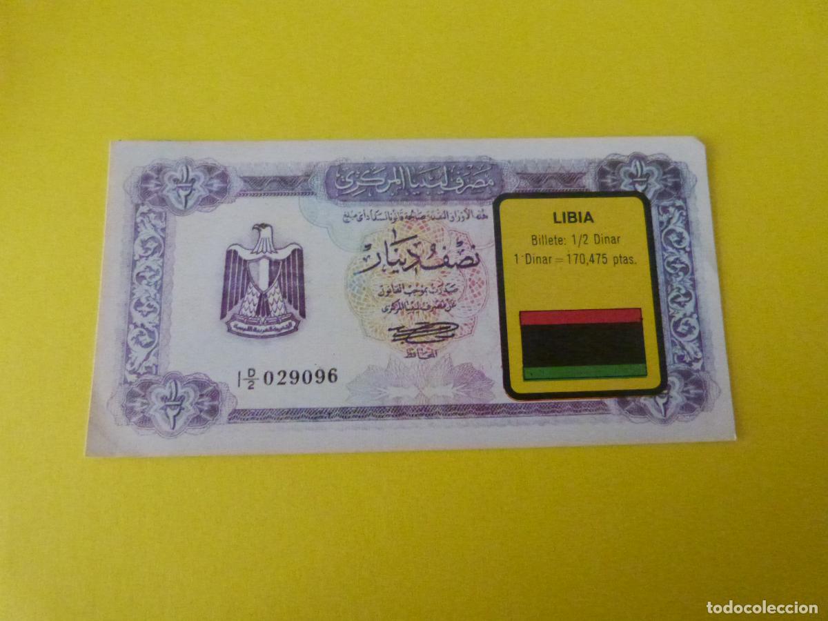 Coleccionismo &Aacute;lbum: CROMO LIBIA DESPEGADO N&ordm; 147 A&Ntilde;O 1974 ALBUM BILLETES DEL MUNDO ESTE