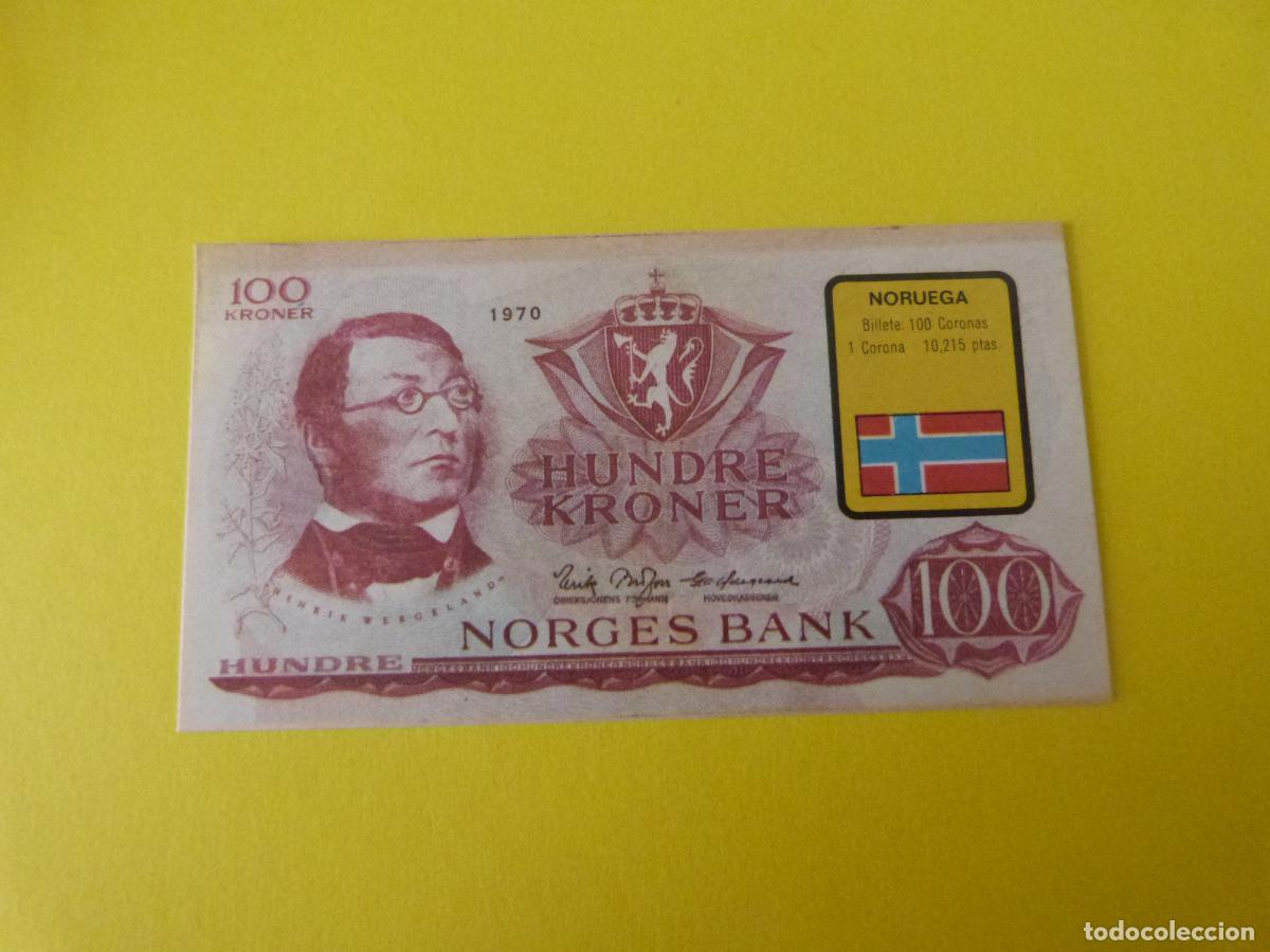 Coleccionismo &Aacute;lbum: CROMO NORUEGA DESPEGADO N&ordm; 173 A&Ntilde;O 1974 ALBUM BILLETES DEL MUNDO ESTE