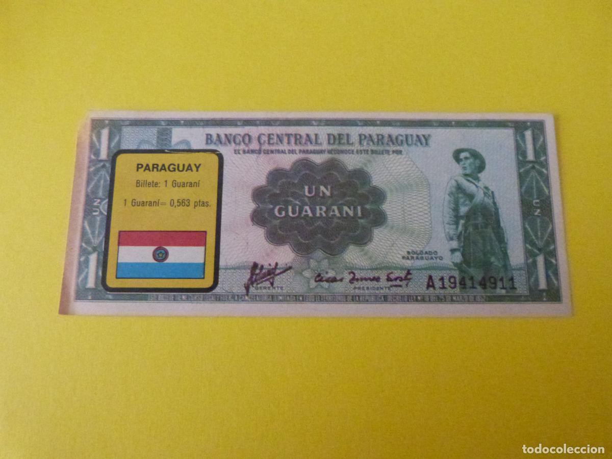 Coleccionismo &Aacute;lbum: CROMO PARAGUAY DESPEGADO N&ordm; 178 A&Ntilde;O 1974 ALBUM BILLETES DEL MUNDO ESTE