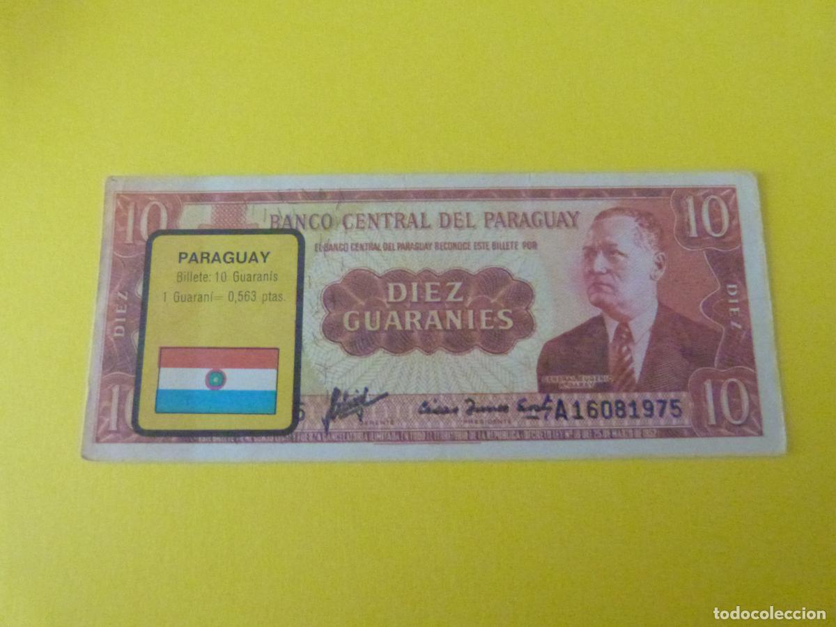 Coleccionismo &Aacute;lbum: CROMO PARAGUAY DESPEGADO N&ordm; 180 A&Ntilde;O 1974 ALBUM BILLETES DEL MUNDO ESTE