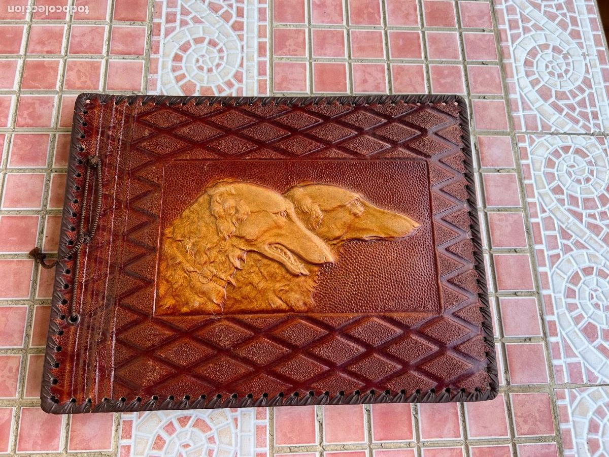 Colecionismo Caderneta: &Aacute;lbum antiguo vintage galgos
