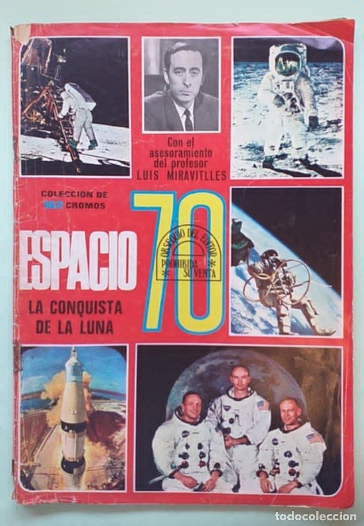 Collectable Albums: ANTIGUO ALBUM DE CROMOS ESPACIO 70 LA CONQUISTA DE LA LUNA COMPLETO