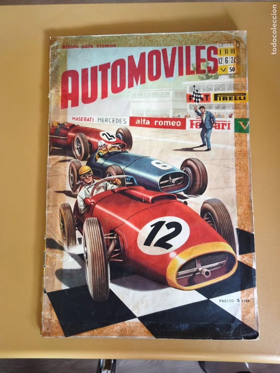 Sammeln Sammelalbum: automoviles, editorial fher 1958