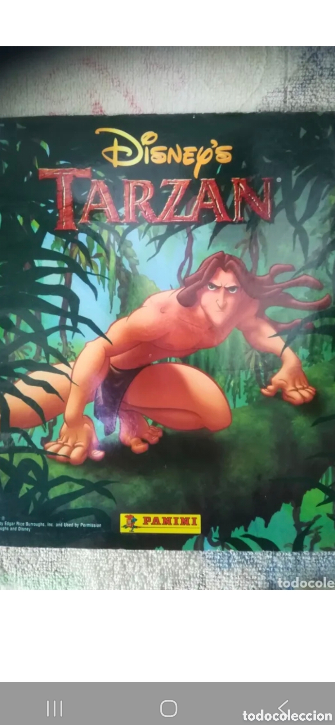 Coleccionismo &Aacute;lbum: ALBUM TARZAN DISNEY COMPLETO