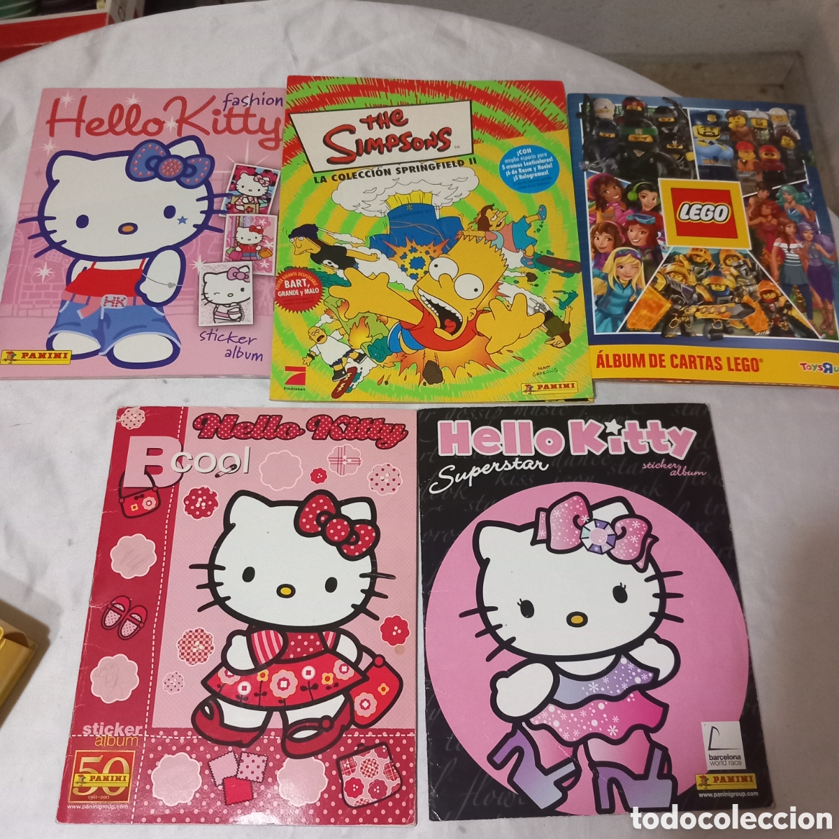 Coleccionismo &Aacute;lbum: 3&times;ALBUNES HELLO KITTY+ALBUM SIMPSONS +ALBUM LEGO
