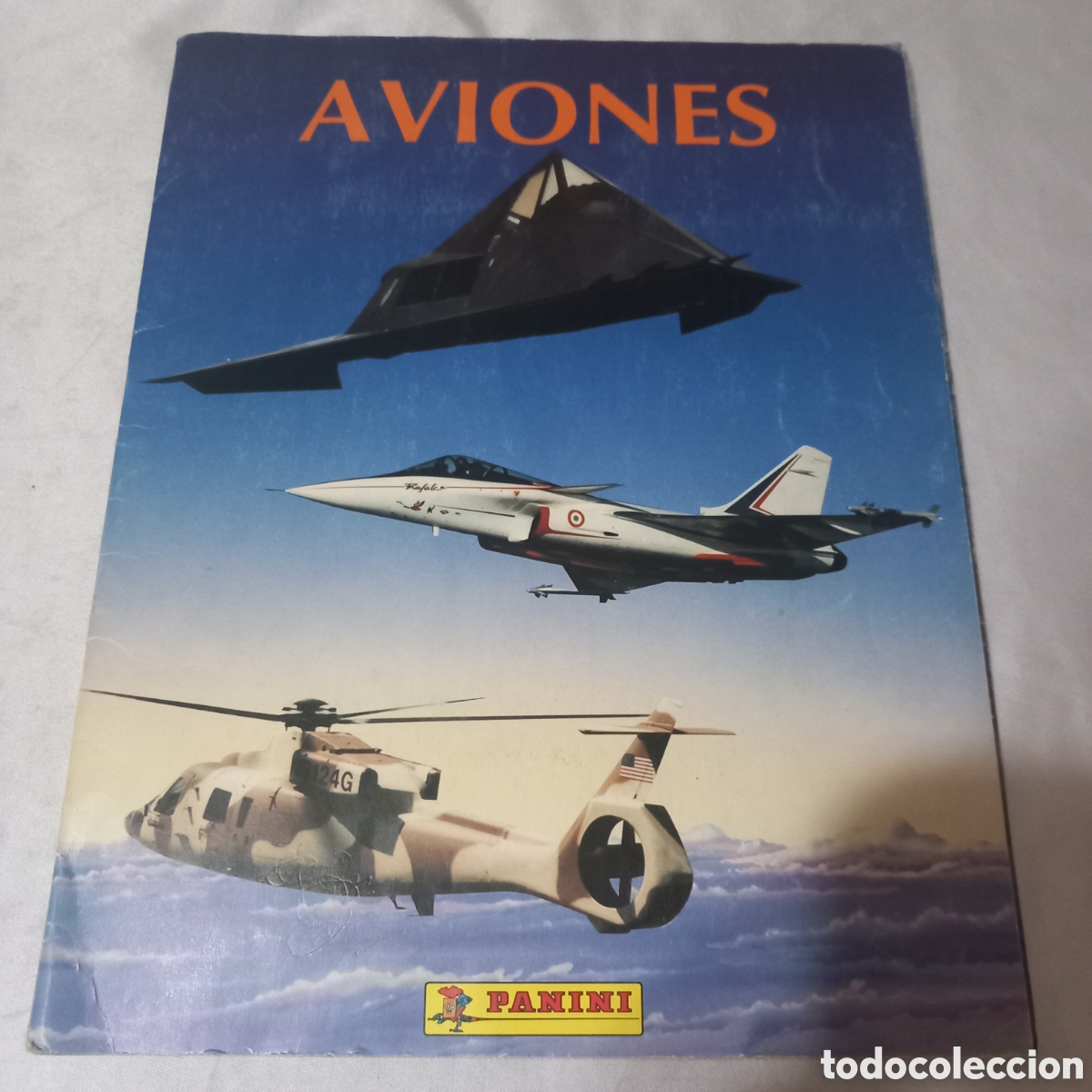 Coleccionismo &Aacute;lbum: ALBUM DE CROMOS COMPLETO/AVIONES(panini)