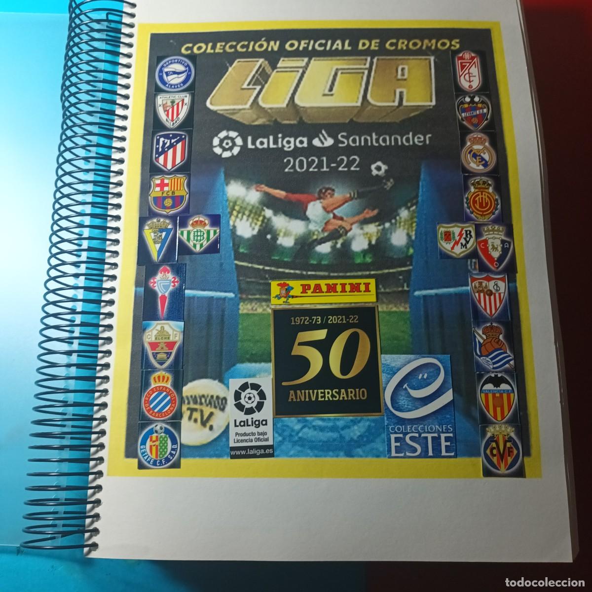 Coleccionismo &Aacute;lbum: &Aacute;lbum LaLiga Santander 21-22 Completo Artesanal