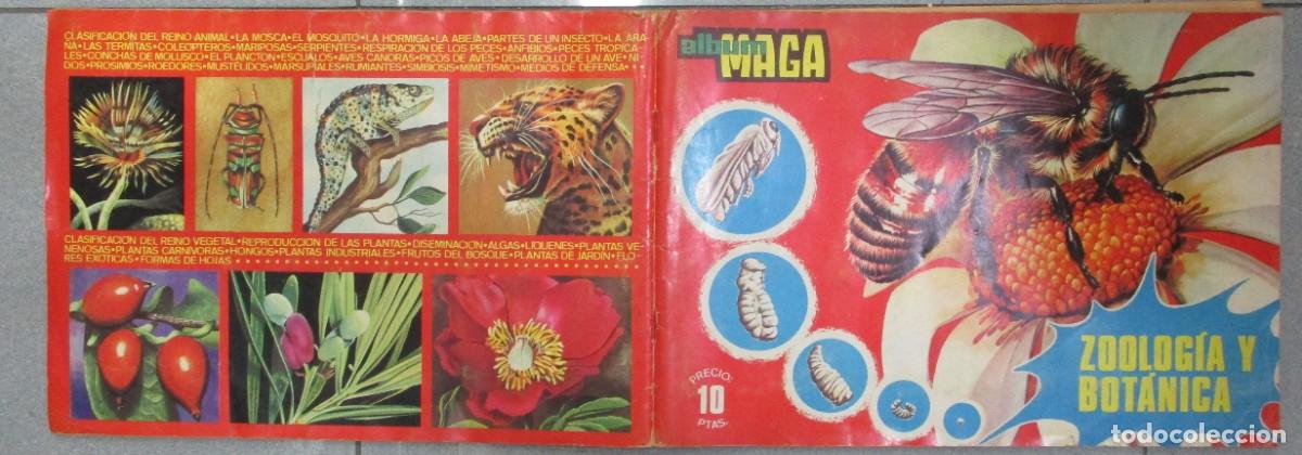 Coleccionismo &Aacute;lbum: ALBUM DE CROMOS DE COMPLETO Y ORIGINAL - ALBUM MAGA ZOOLOGIA Y BOTANICA - MAGA
