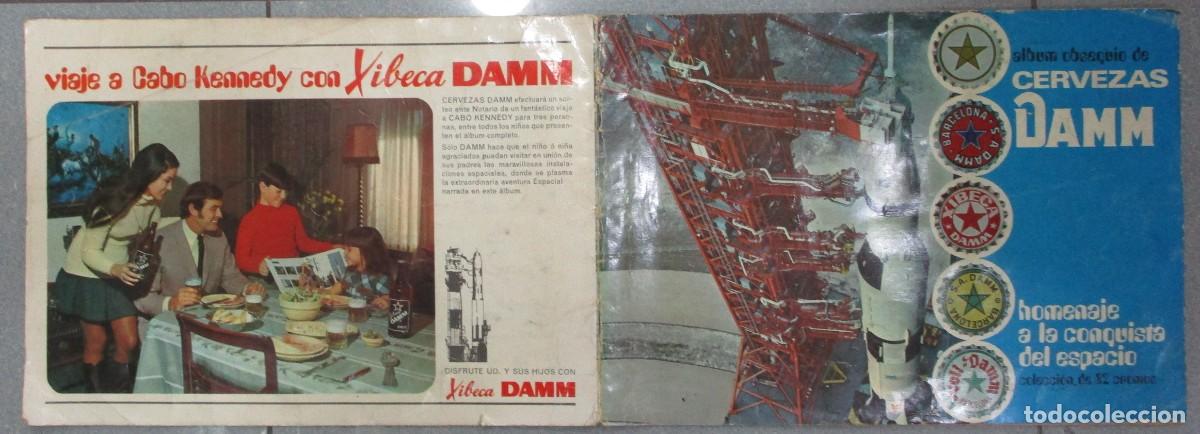 Coleccionismo &Aacute;lbum: ALBUM DE CROMOS DE COMPLETO Y ORIGINAL - HOMENAJE A LA CONQUISTA DEL ESPACIO - CERVEZAS DAMM