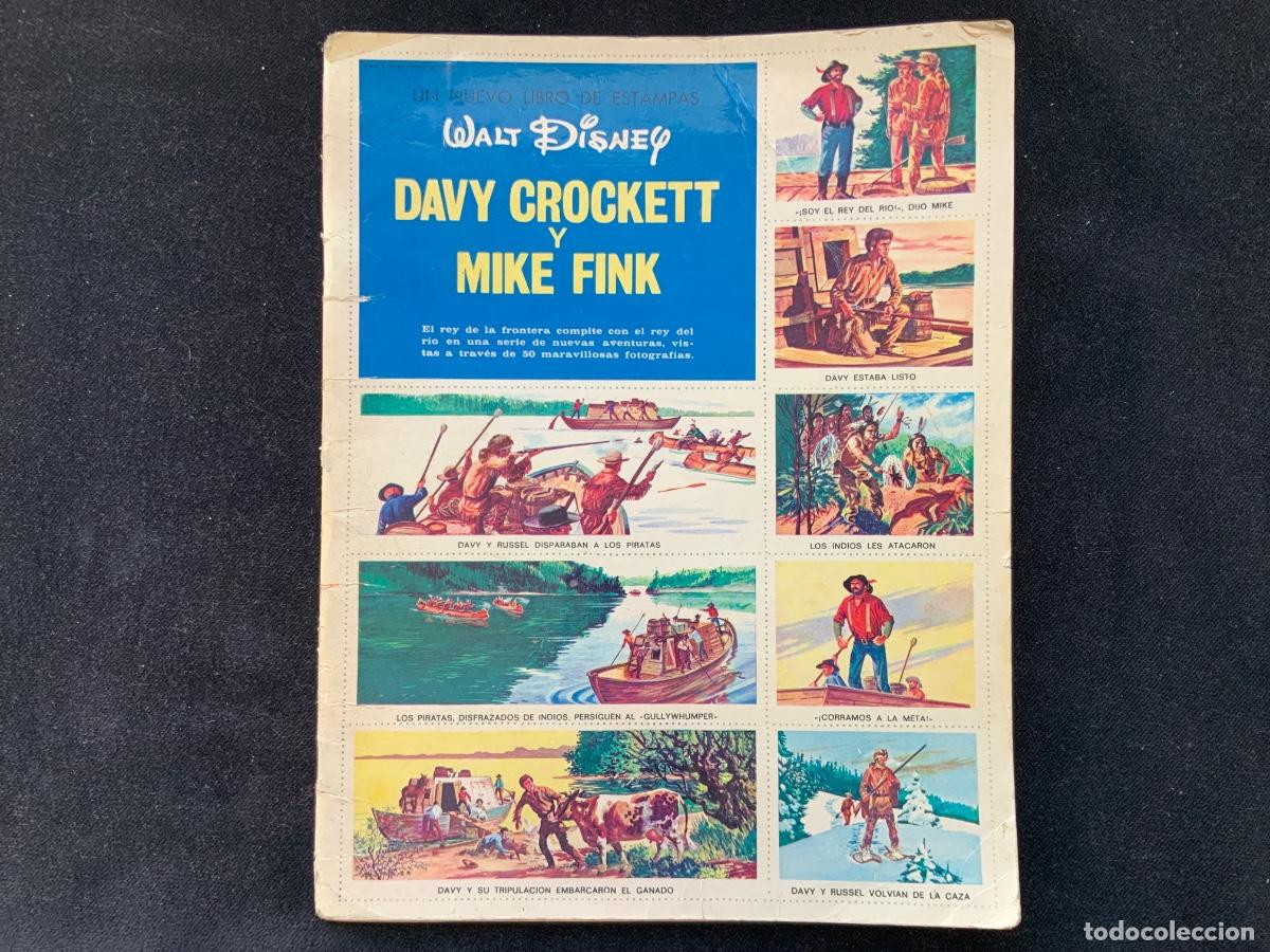 Coleccionismo &Aacute;lbum: Davy crocket y mike fink, 1970 ed susaeta, walt disney. Album de cromos, libro de estampas .