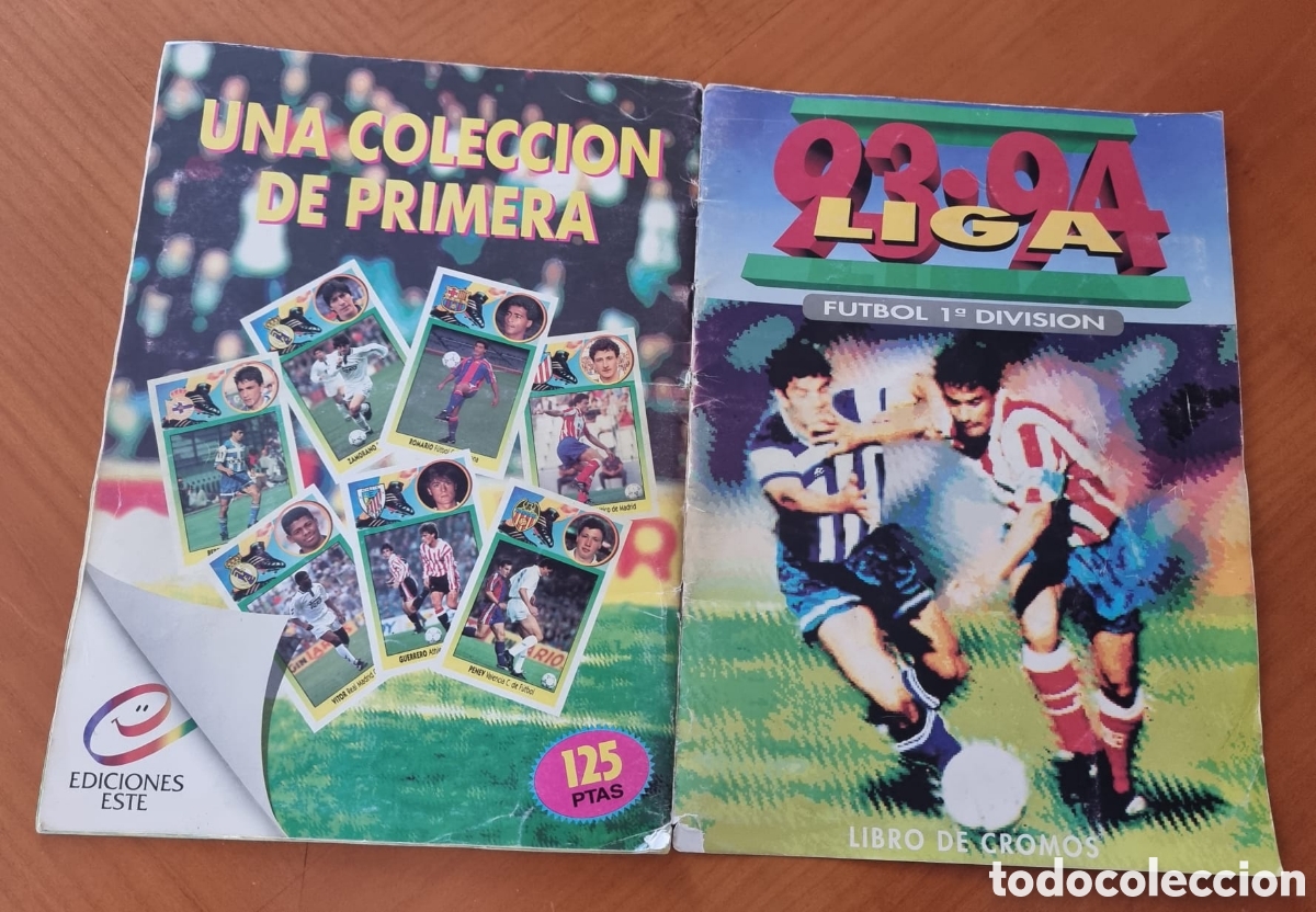 Coleccionismo &Aacute;lbum: &Aacute;lbum liga 93-94 Este versi&oacute;n adhesivos ved fotos