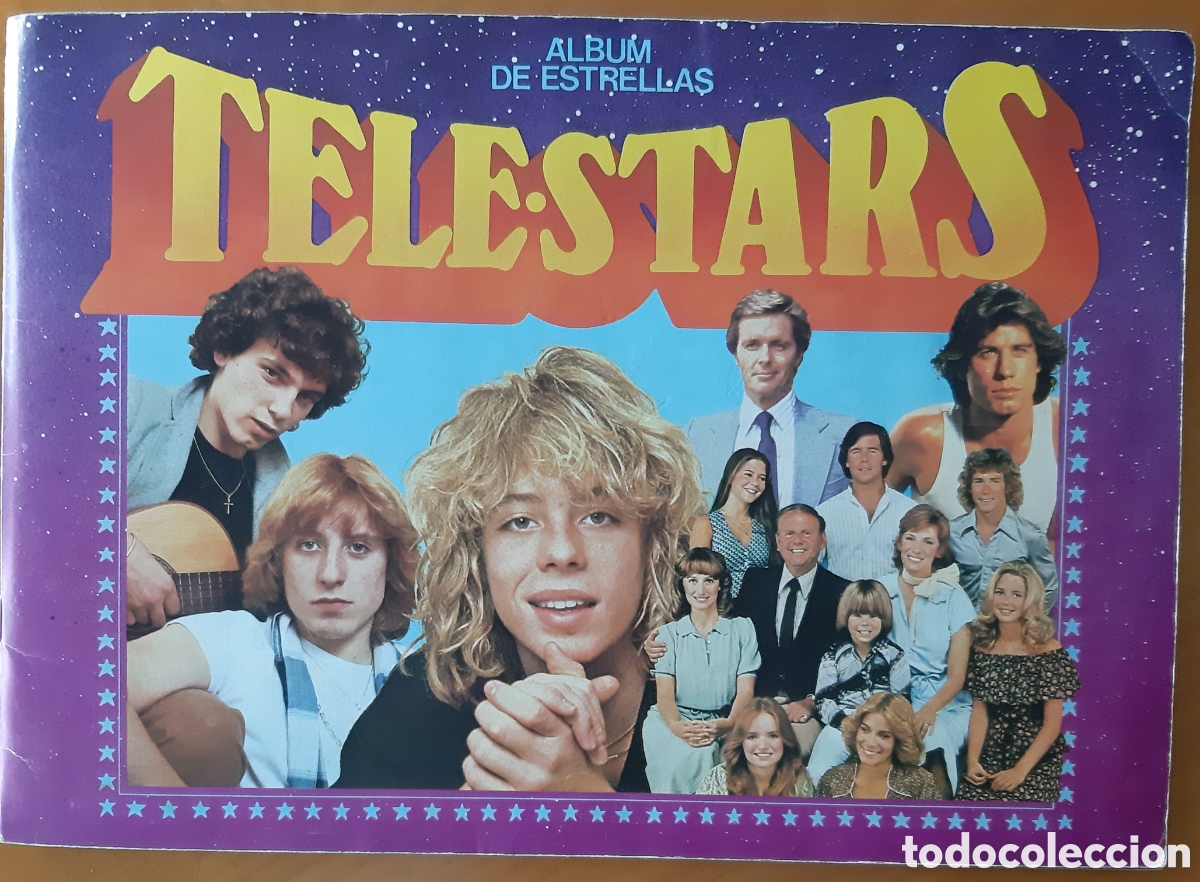 Coleccionismo &Aacute;lbum: &Aacute;lbum de cromos Tele-Stars. A&ntilde;os 70. 212 cromos. Completa.