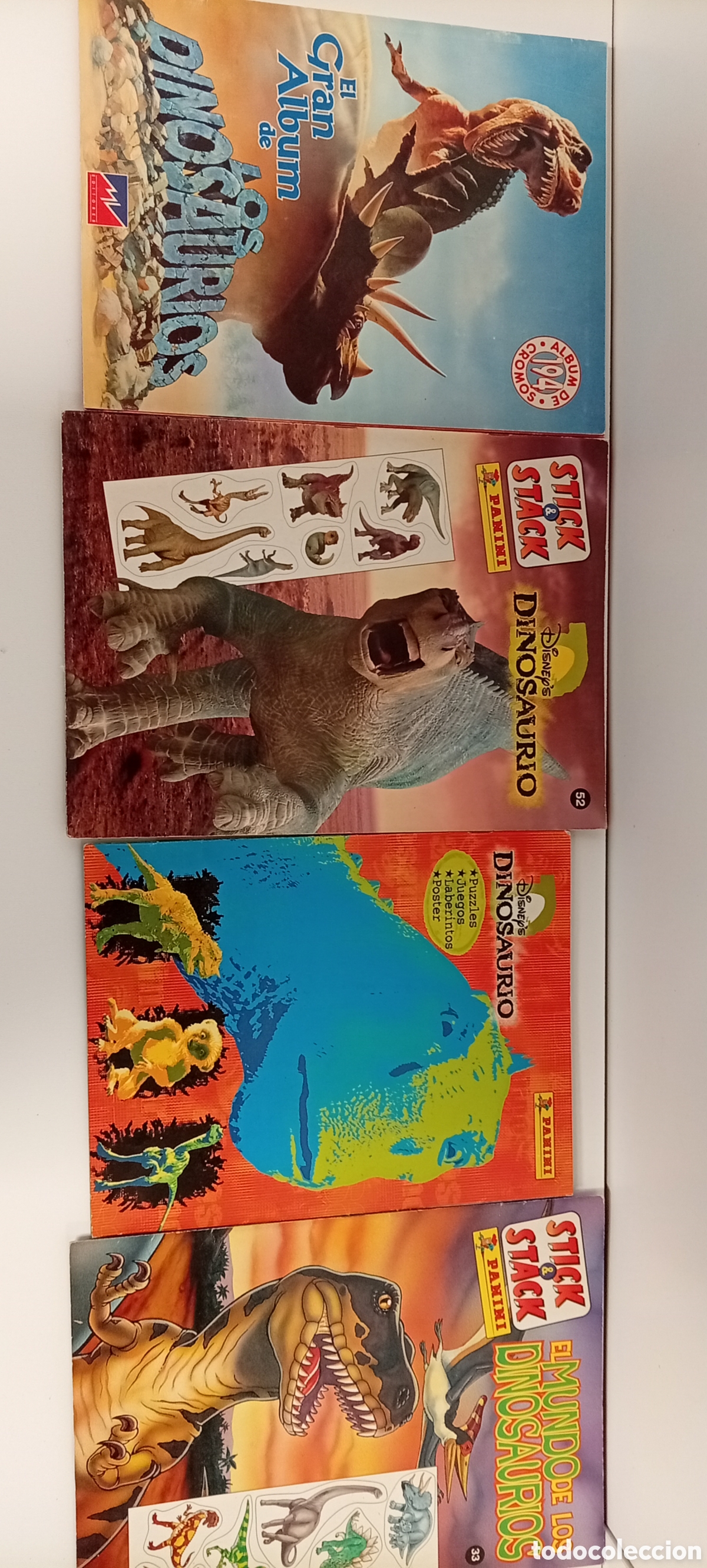 Coleccionismo &Aacute;lbum: LOTE DE ALBUNES DE DINOSAURIOS