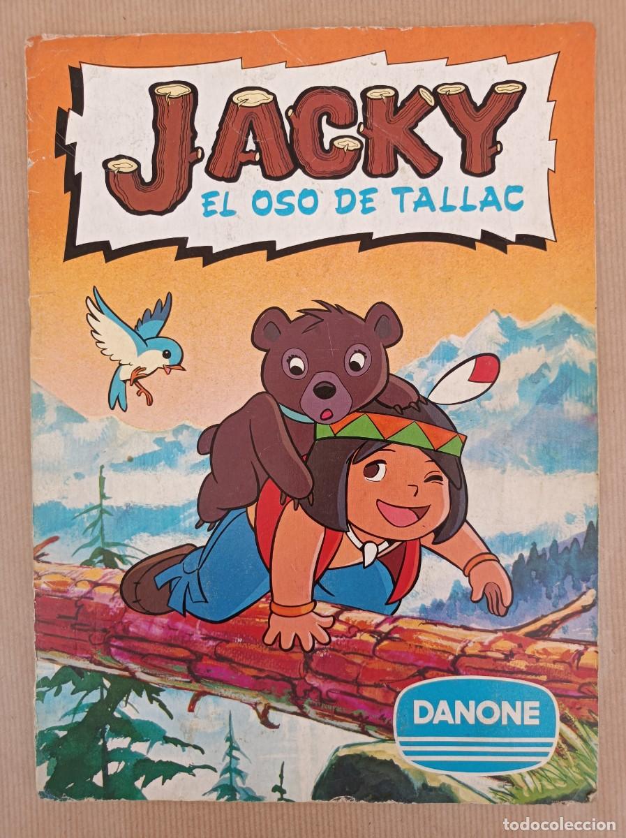 Coleccionismo &Aacute;lbum: &Aacute;LBUM DE CROMOS COMPLETO JACKY EL OSO DE TALLAC DANONE