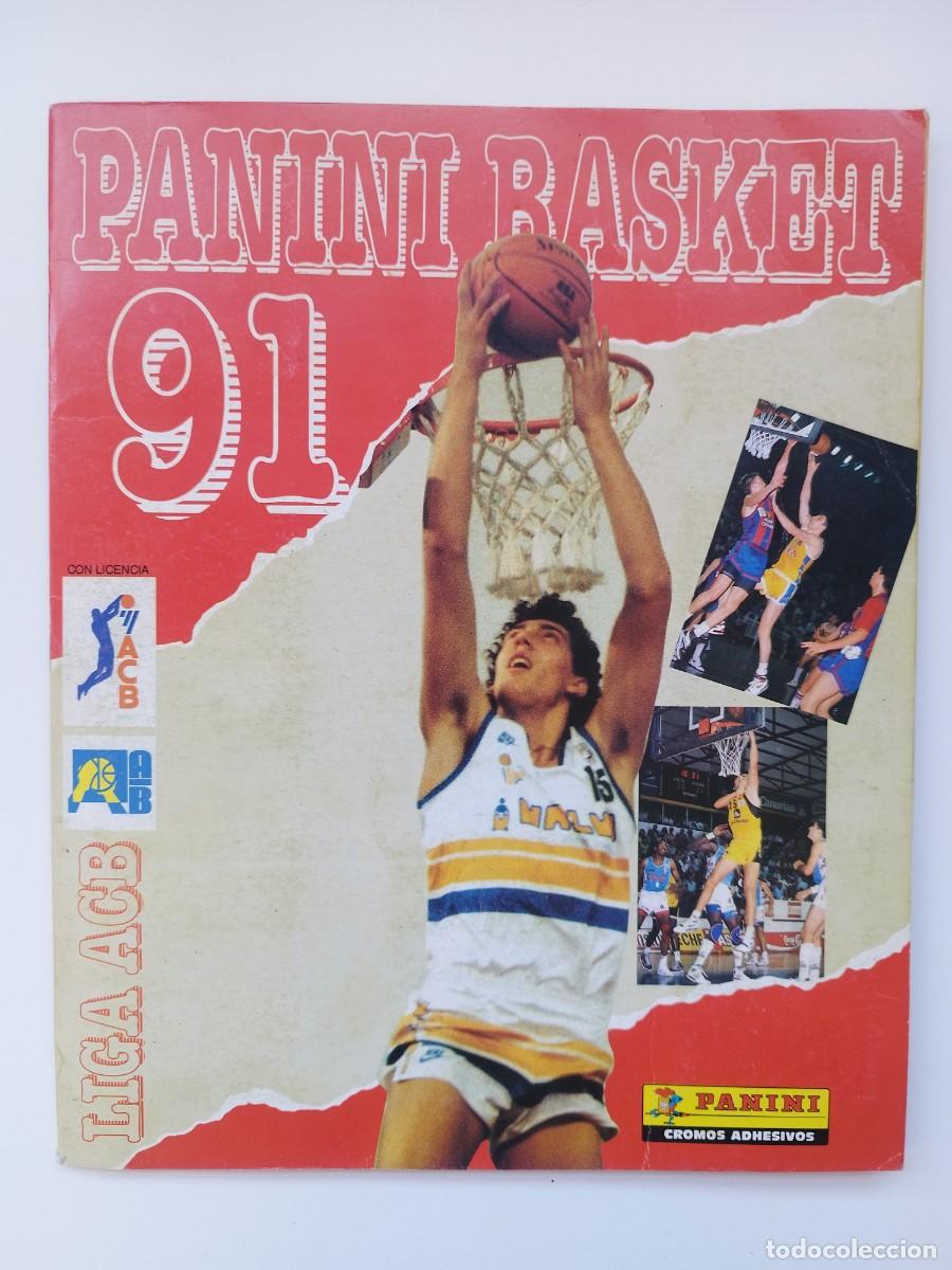 Coleccionismo &Aacute;lbum: ALBUM DE CROMOS PANINI BASKET 1991 LIGA ACB COMPLETO