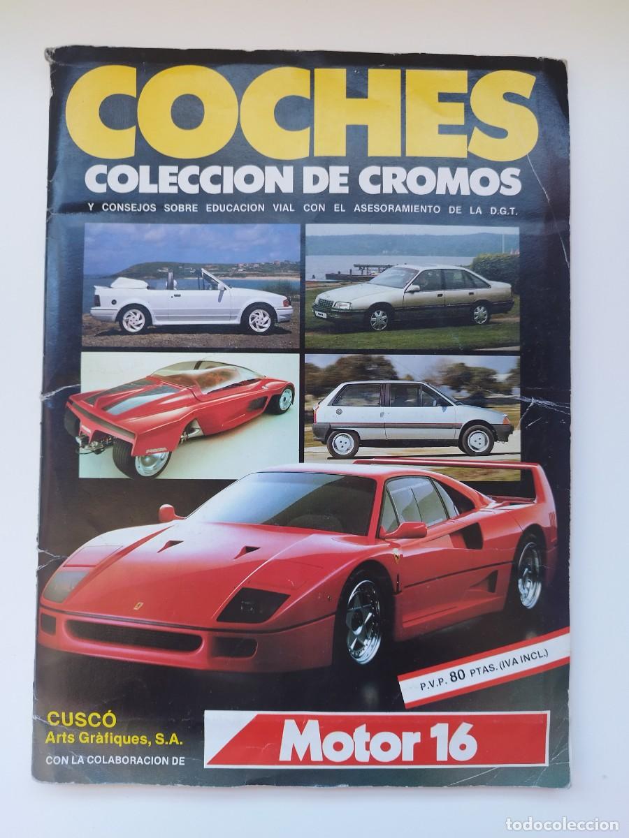Coleccionismo &Aacute;lbum: ALBUM DE CROMOS COCHES COLECCION DE CROMOS 1988 COMPLETO, MOTOR 16 CUSCO ARTS GRAFIQUES S.A.