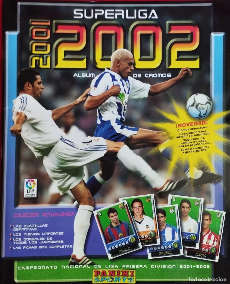 Coleccionismo &Aacute;lbum: SUPERLIGA 2001 2002 - PANINI - COMPLETO - 429 CROMOS