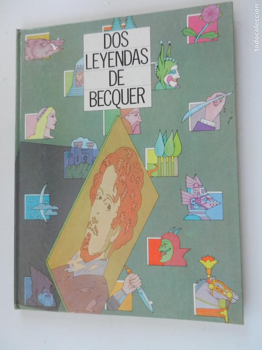 Coleccionismo &Aacute;lbum: DOS LEYENDAS DE BECQUER -CLUB JUVENIL MONTE 1984 - &Aacute;LBUM COMPLETO - PASTAS DURAS LA CRUZ DEL DIABL