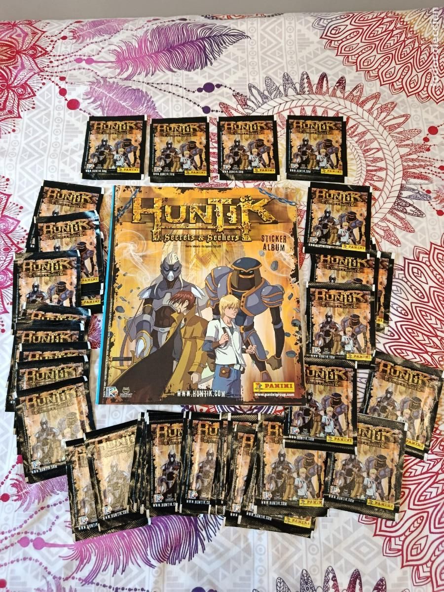 Coleccionismo &Aacute;lbum: HUNTIK ALBUM Y 40 SOBRES CROMOS