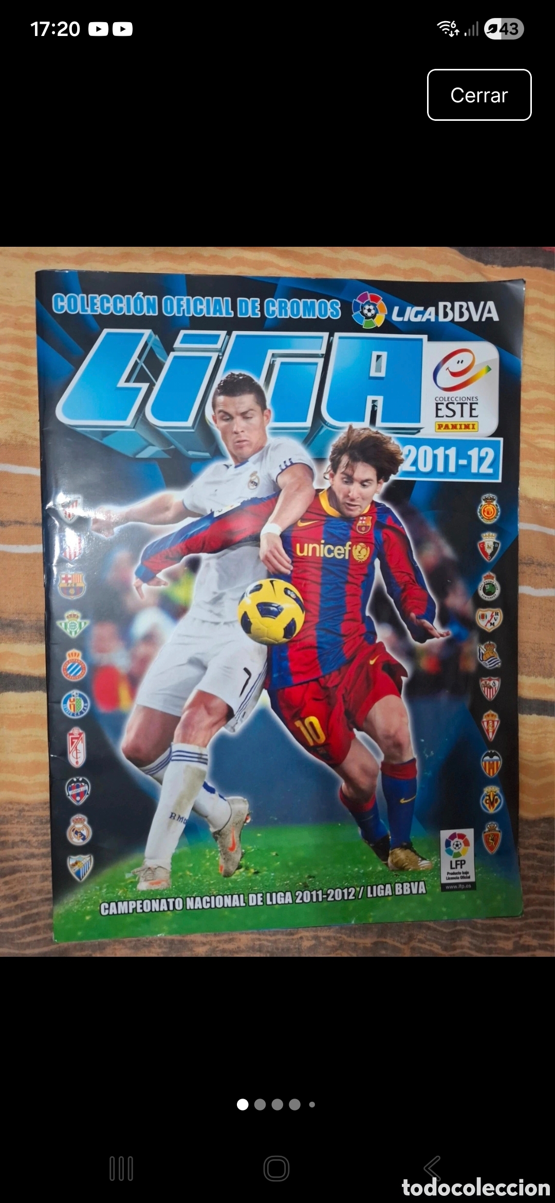 Coleccionismo &Aacute;lbum: Album liga 11-12 completo, todo fichajes colocas
