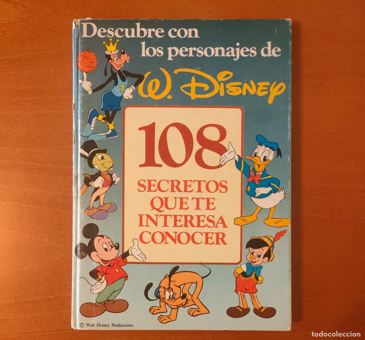 Coleccionismo &Aacute;lbum: DESCUBRE CON LOS PERSONAJES DE WALT DISNEY 108 secretos &Aacute;lbum cromos completo