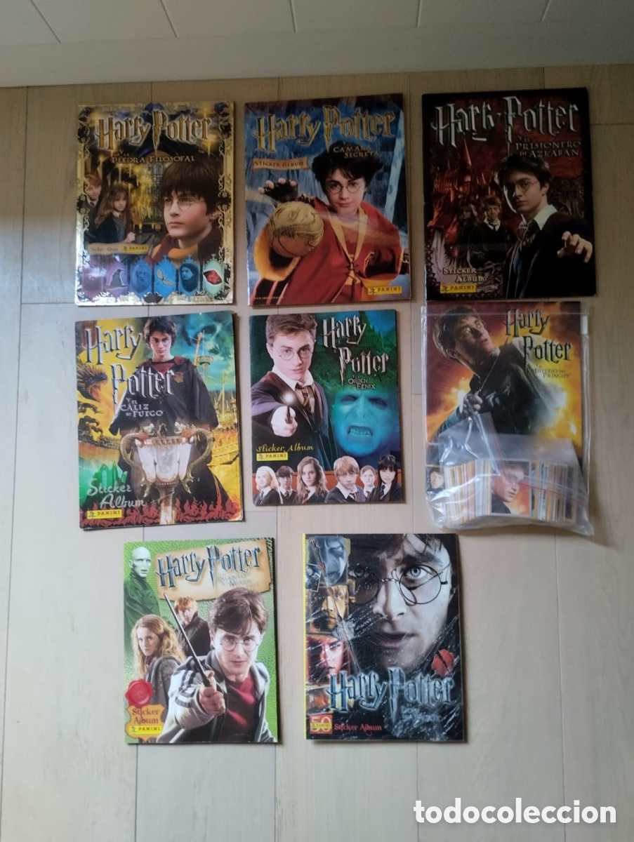 Coleccionismo &Aacute;lbum: Los 8 &aacute;lbumes de cromos completos de Harry Potter. El &uacute;ltimo nunca editado en Espa&ntilde;a